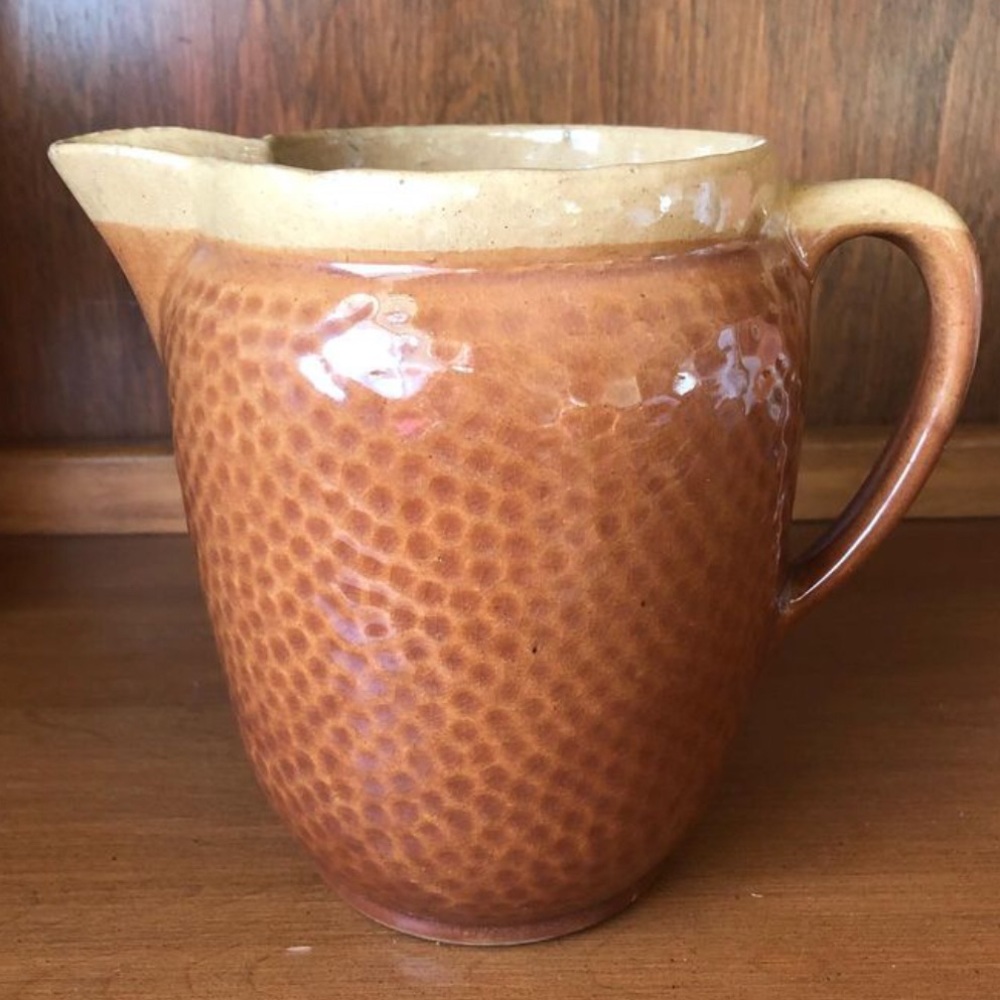 VINTAGE Pitcher (1940s) by Watt Pottery, KLA-HAM'RD pattern